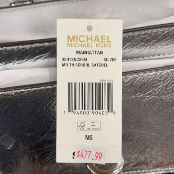 Michael Kors Manhattan Medium School Satchel - Picture 8 of 16